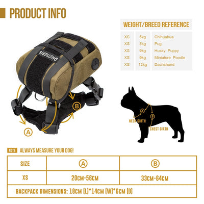 Eureka K9 Small Dog Vest - SEALSGLOBAL